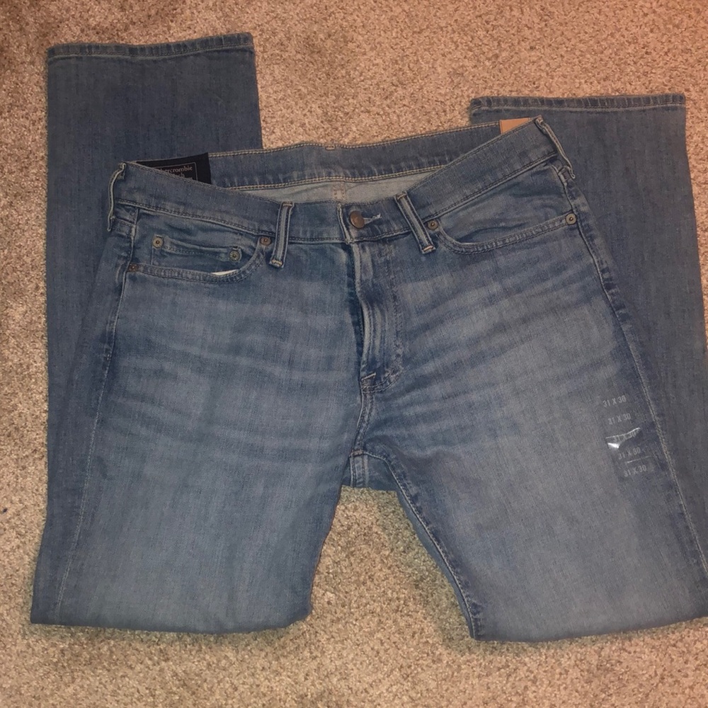 Men’s Abercrombie Straight Stretch Jeans